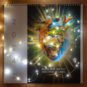christlicher Kalender mit Jahreslosung 2024 